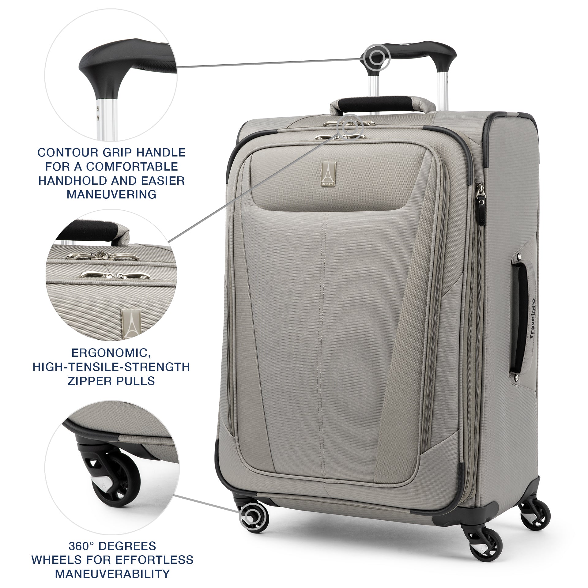 Maxlite® 5 Medium Expandable Soft Shell Spinner 69cm (69 x 47 x 29 cm) - Image 11