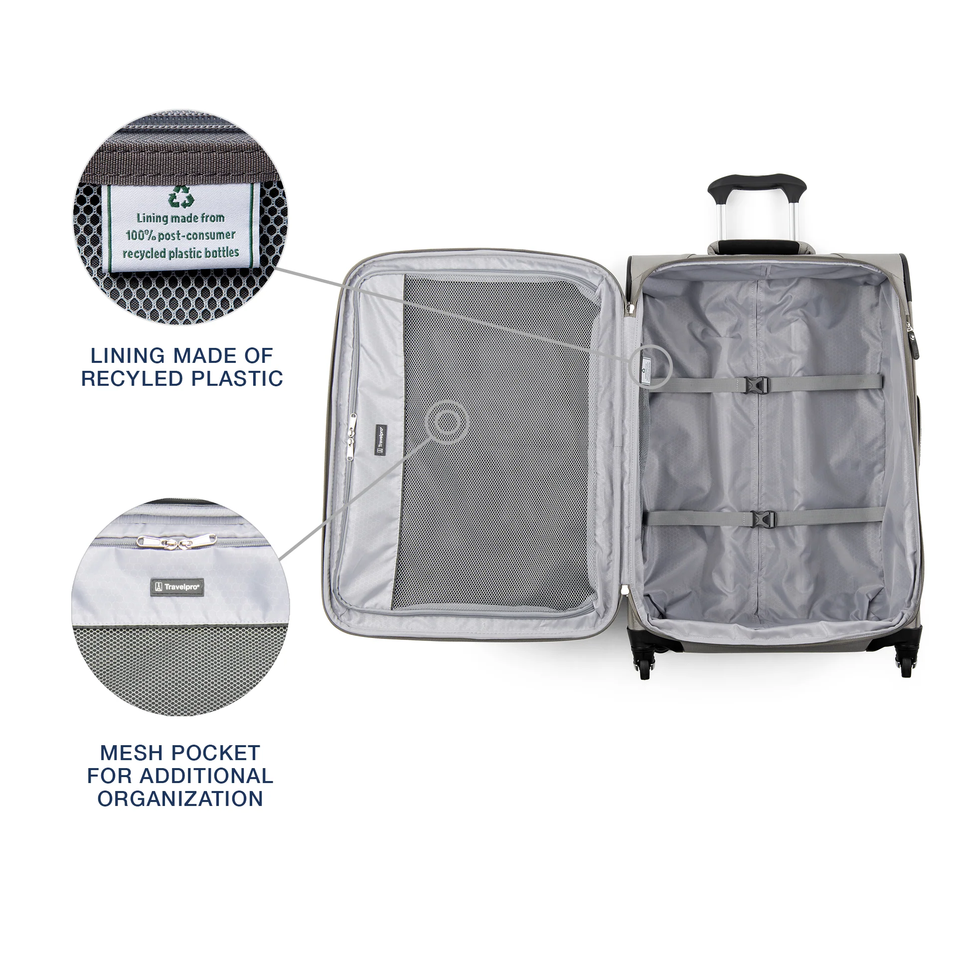 Maxlite® 5 Medium Expandable Soft Shell Spinner 69cm (69 x 47 x 29 cm) - Image 17