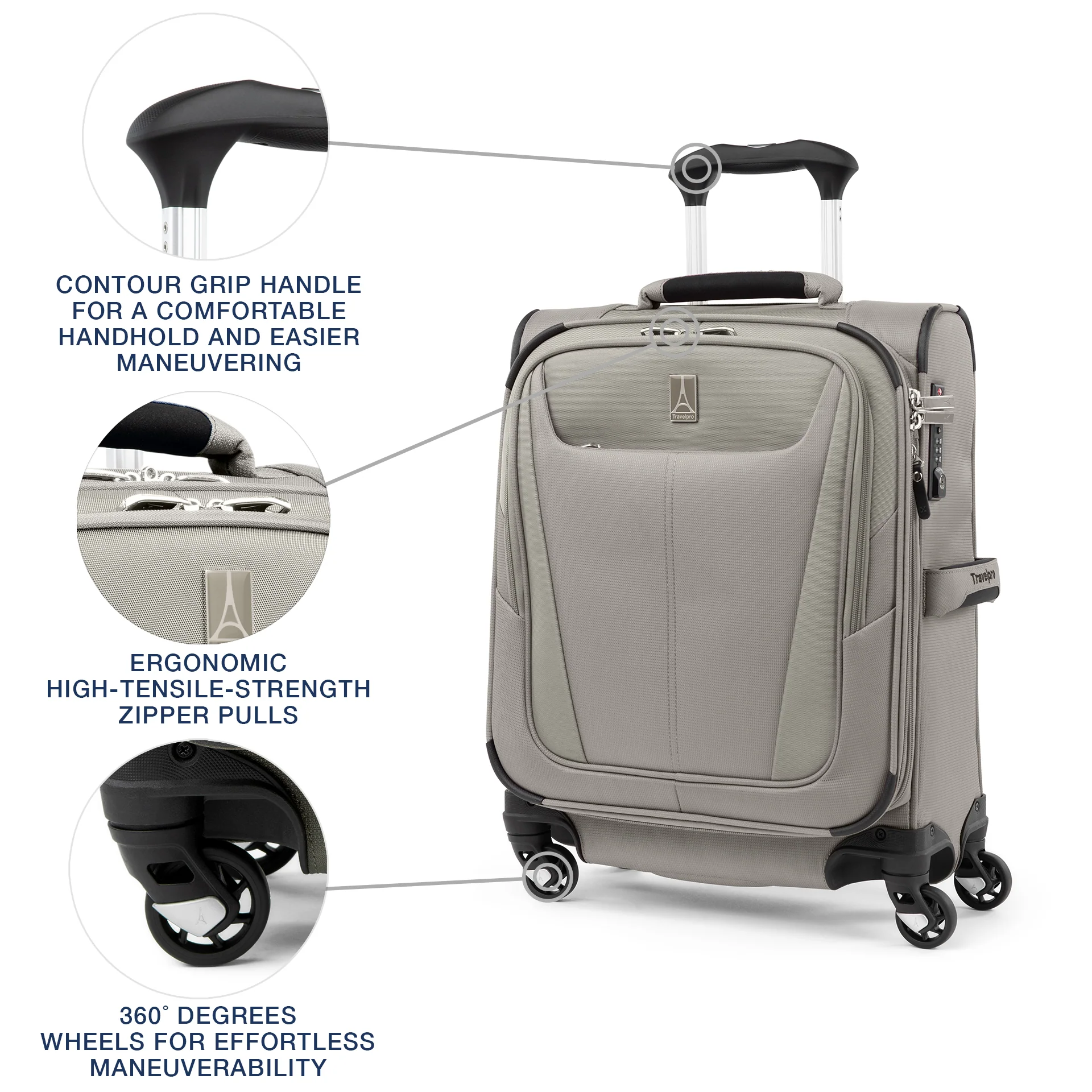 Maxlite® 5 Slim Expandable Cabin Soft Shell Spinner 55cm (55 x 40 x 20 cm) - Image 12