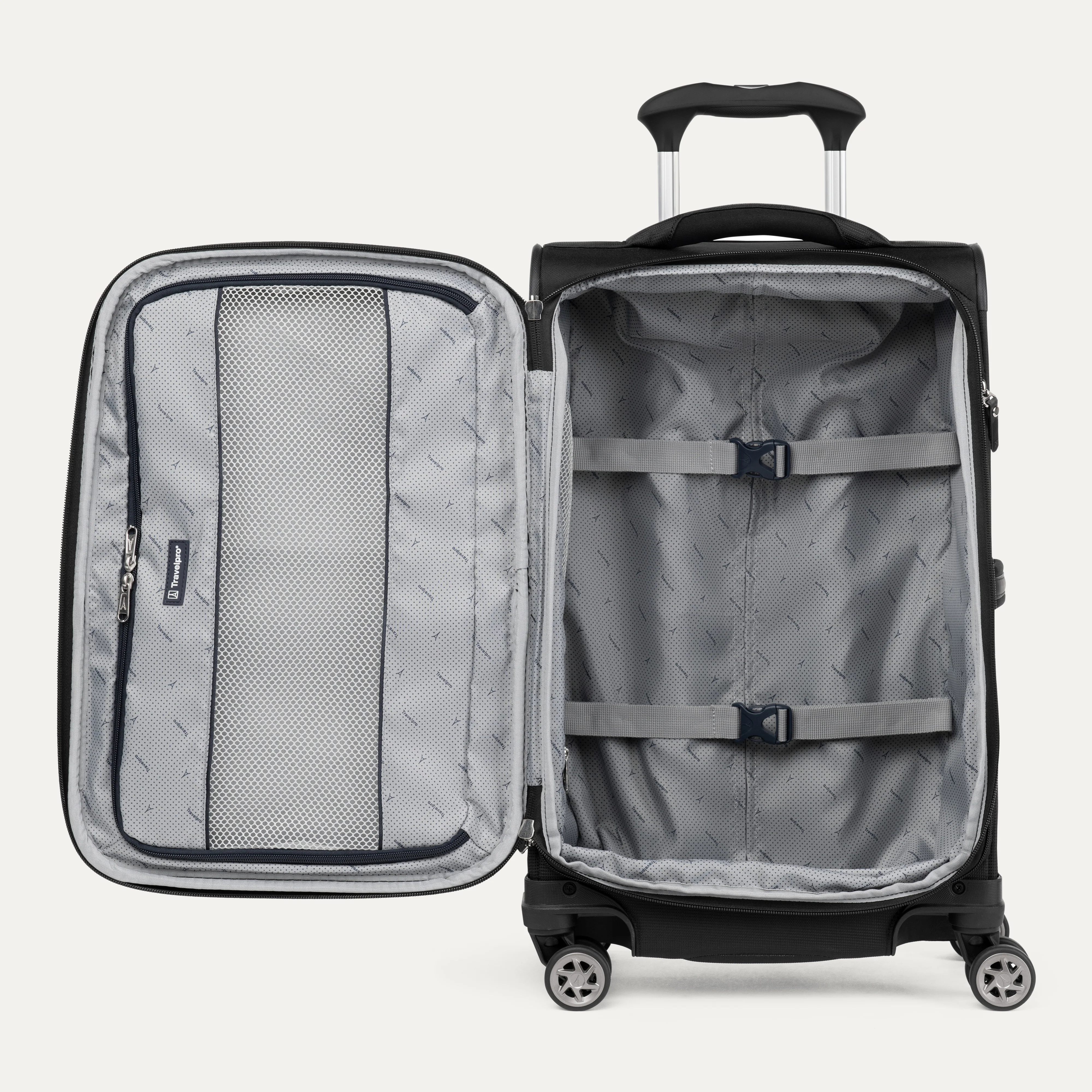 Walkabout® 6 Compact Carry-on and Medium Expandable Soft Shell Spinner Luggage Set - Image 4